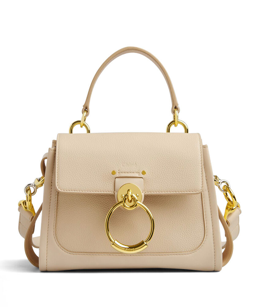 Chloe Mini Tess Day Shoulder Bag Cream